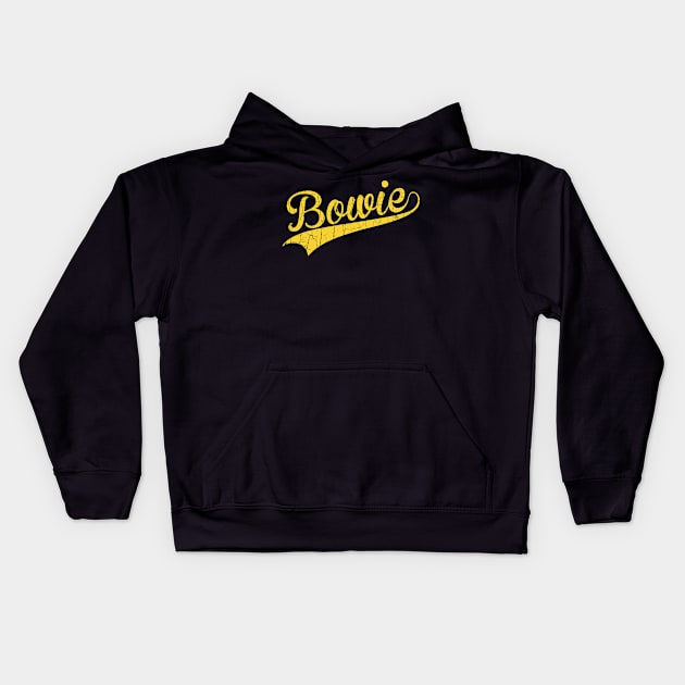 Crack style Name Bowie - Family name Kids Hoodie by Pasar di Dunia